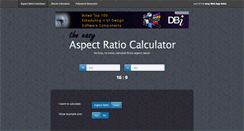 Desktop Screenshot of easyaspectratio.com